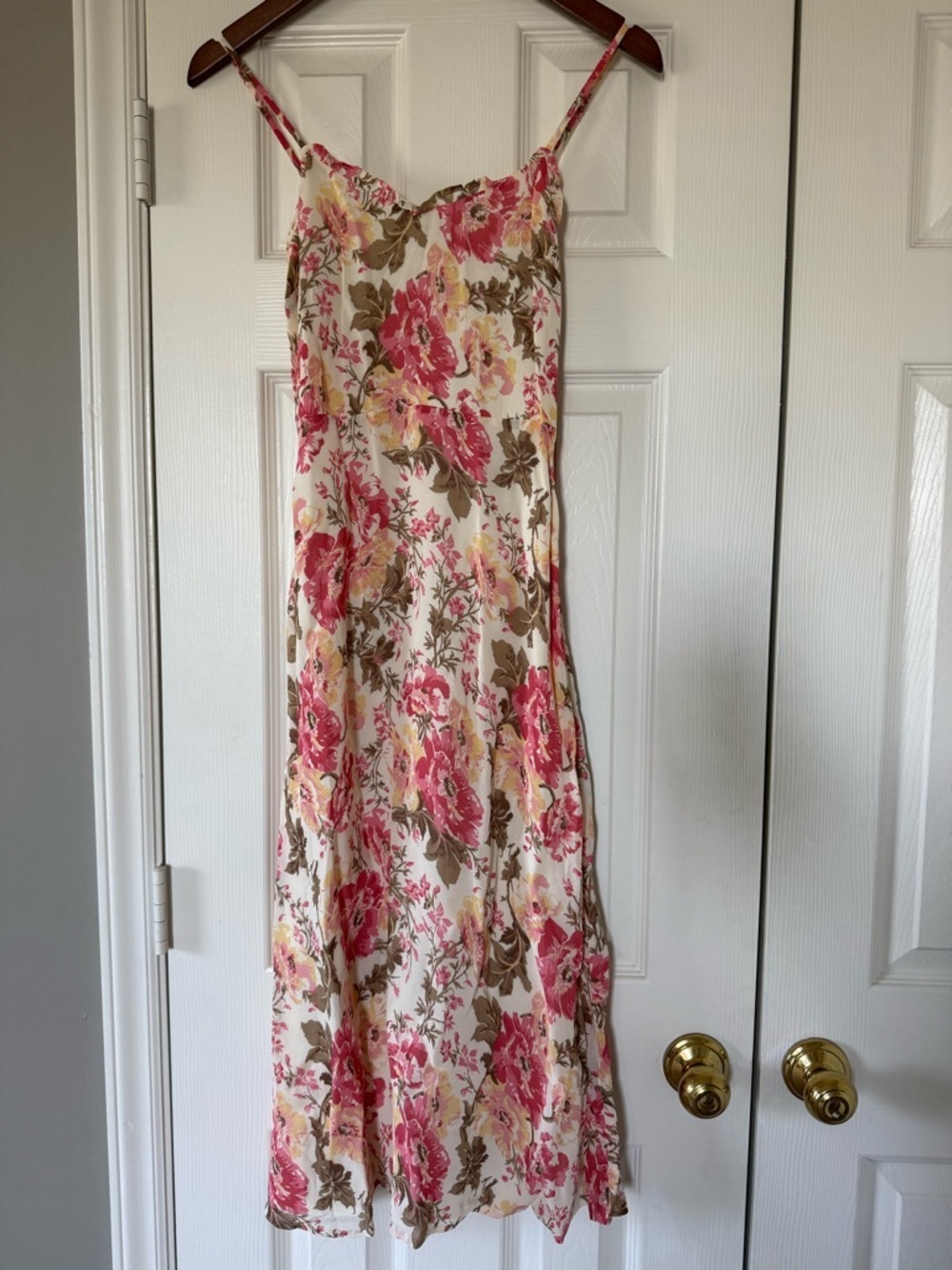 Reformation Cassandra Pink Floral Midi Dress Size 2 NWT - Picture 6 of 16